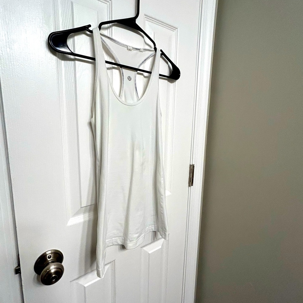 Lululemon White Tank Size 6